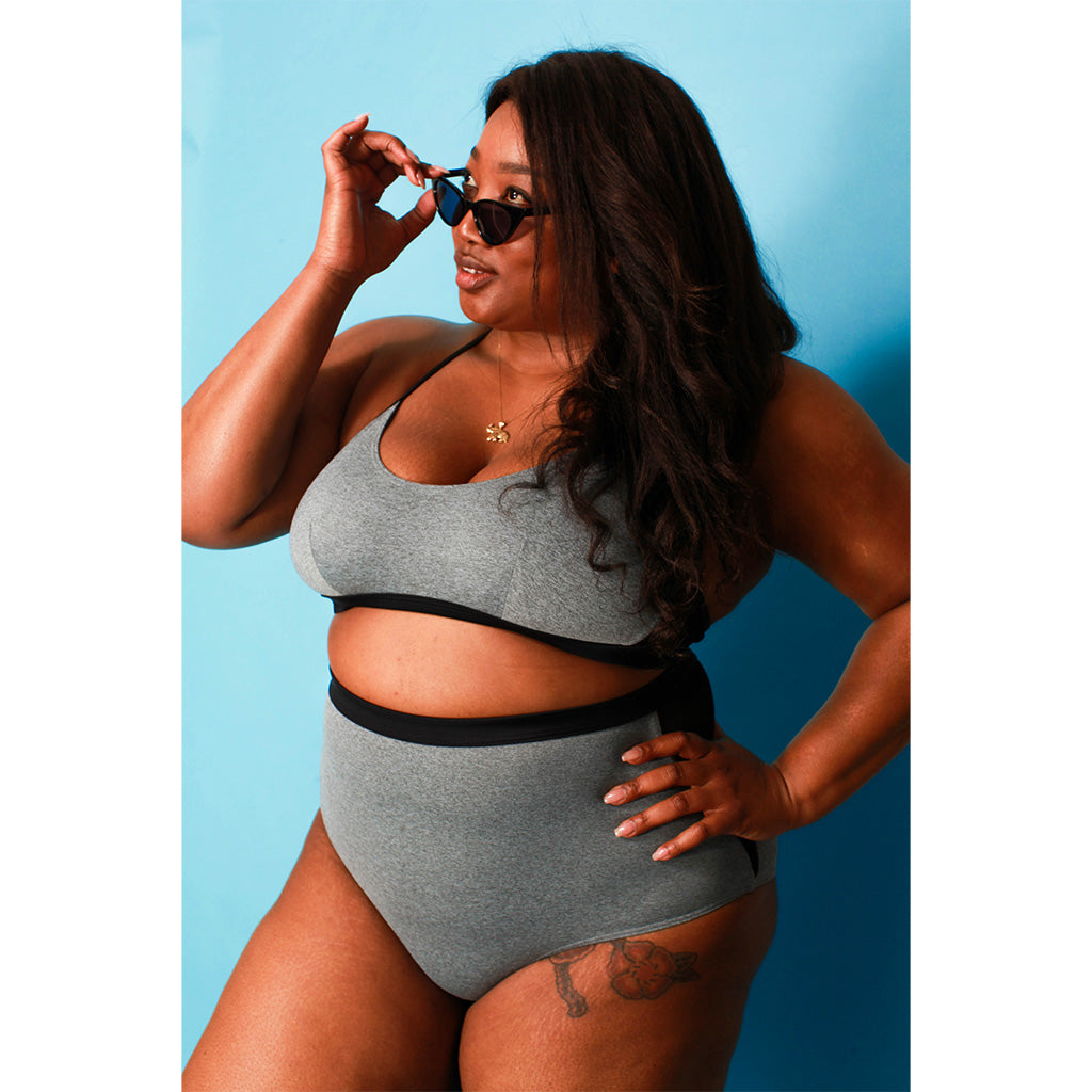 Alva Top - Heather Grey