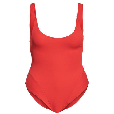 Mica Ribbed Suit - Red
