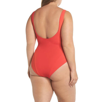 Mica Ribbed Suit - Red
