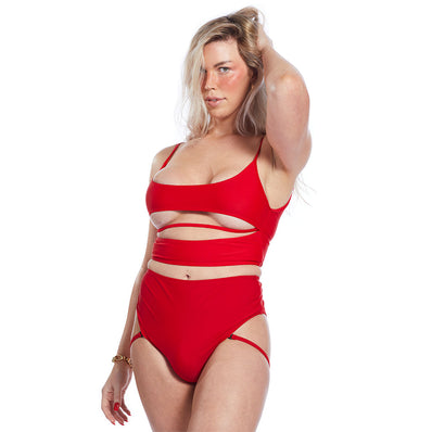 Karla Colletto Fresco V-Neck Fringe Tank Fullpiece – Melmira Bra & Swimsuits