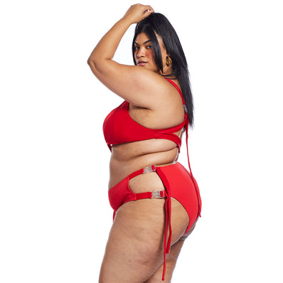 Sol Top - Red Ribbed