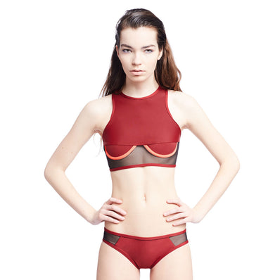 Racer Bottom - Maroon